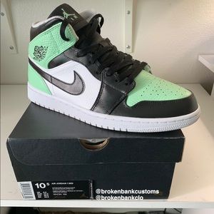 New Custom Jordan 1 Mint Chip Igloo